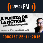 PODCAST: APSON FM Noticias 25/11/2015