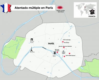 Al menos 112 muertos en París: balance extraoficial
