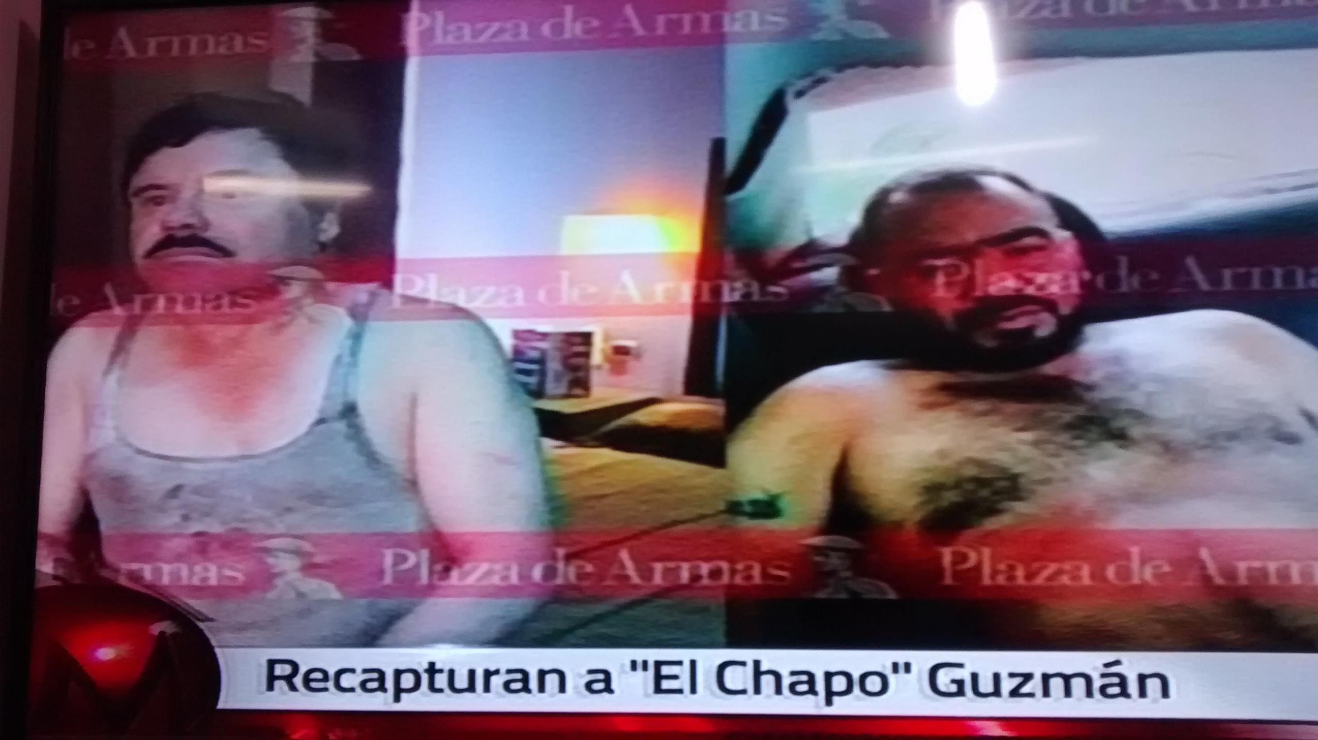 Primeras fotografías del “Chapo” después de su recaptura