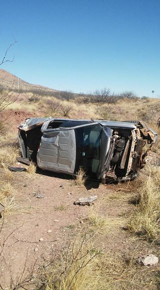 Accidente en carretera Agua Prieta – Naco