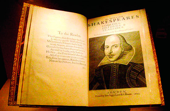 Descubren en Escocia una copia del First Folio, de William Shakespeare