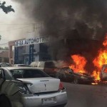 Seis sicarios mueren carbonizados tras atacar a policías
