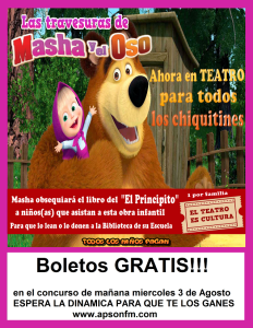 Masha y el oso poster ORIGINAL111111111111
