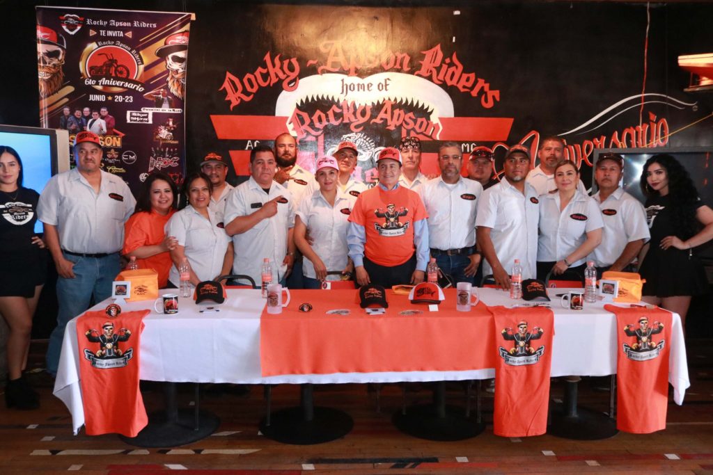 INVITAN ALCALDE JESÚS ALFONSO MONTAÑO Y LOS ROCKY APSON RIDERS AL SEXTO ANIVERSARIO DEL CLUB DE MOTOCICLISTAS